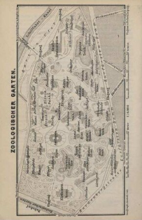 Karte: Zoologischer Garten (1:6.900)