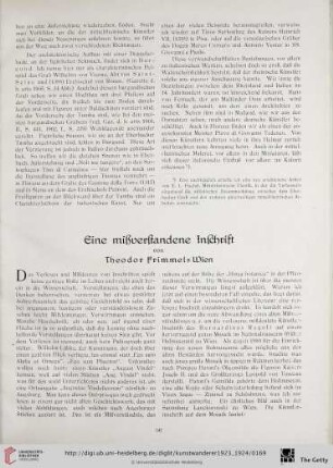 5/6: Eine mißverstandene Inschrift