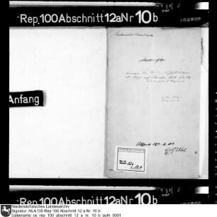 Konzeptschreiben des Bischofs Johann von Hoya an den schwedischen König Gustav