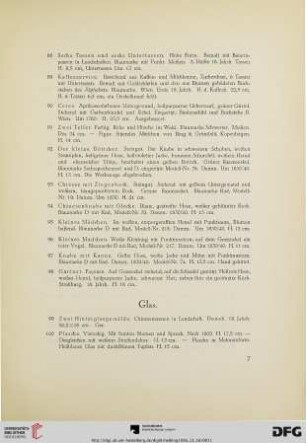 Glas (Nr. 99-107a)
