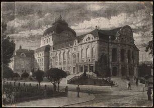 Stadttheater, Freiburg: Ansicht