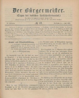 1. Juli-15. September = No. 13-18