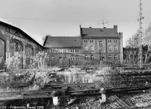 Abstellbahnhof und Bahnbetriebswerk Hundekehle; Berlin, Charlottenburg-Wilmersdorf
