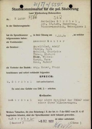 Ströbel, Marielies