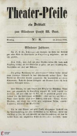 Nro. 8 (24. Februar 1850)