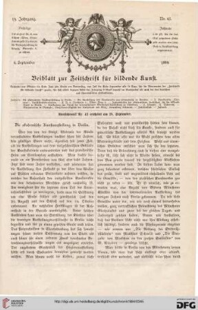 Die akademische Kunstausstellung in Berlin