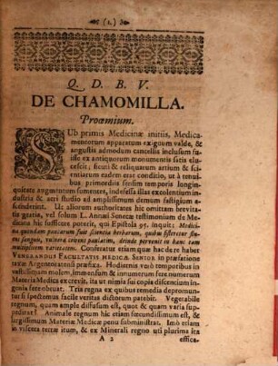 Disp. med. inaug. de chamomilla