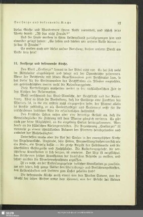 11. Seelsorge und bekennende Kirche