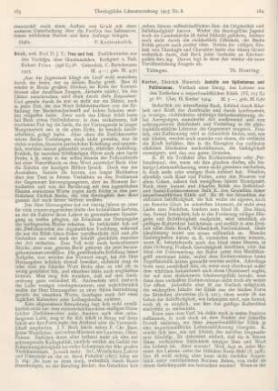 184-185 [Rezension] Kerler, Dietrich Heinrich, Jenseits von Optimismus und Pessimismus