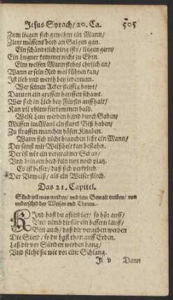 Das 21. Capitel. - Das 30. Capitel.