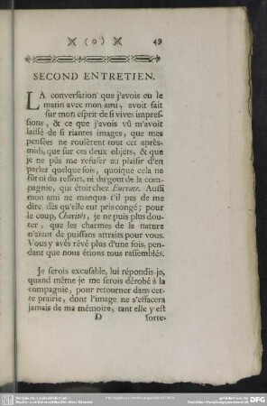 Second Entretien