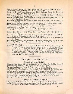 Verzeichnis der Vorlesungen an der Schlesischen Friedrich-Wilhelms-Universität zu Breslau. 1891/92, WS
