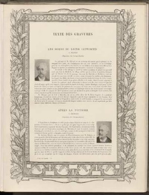 Texte des gravures