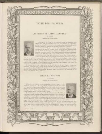 Texte des gravures