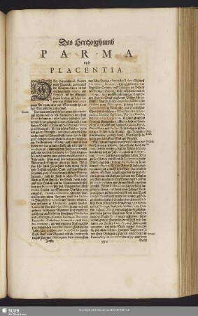 Das Hertzogthumb Parma und Placentia