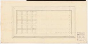 Schloss Posen, Posen Umbau: Decke Gauleitervorhalle 2.OG 1:20