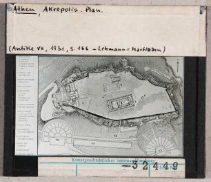 Athen: Akropolisplan