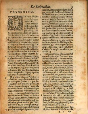 Tractatus de Societatibus, quae fiunt super Officiis romanae Ecclesiae