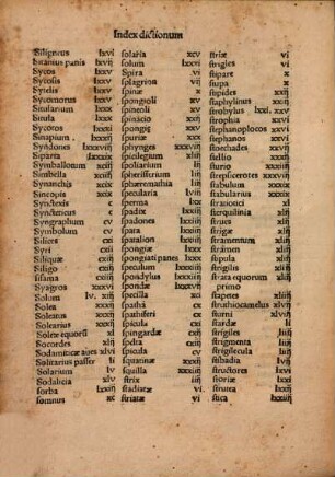 Francisci Marii Grapaldi De partibus aedium Dictionari[us] lo[n]ge lepidissimus nec min[us] fructuosus