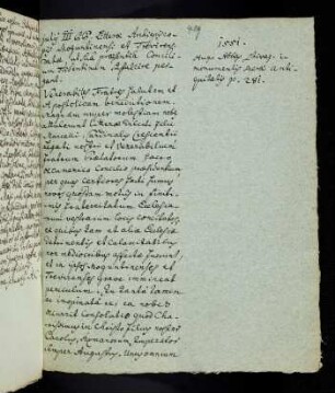 419r-421v, Littera Archiepiscopis Moguntinensi et Trevirensi ..., 1551