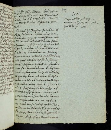 419r-421v, Littera Archiepiscopis Moguntinensi et Trevirensi ..., 1551