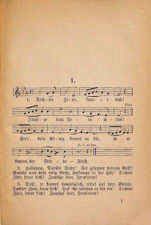 Singet dem Herrn! : Ein Liederbüchlein für evangelische Feste und Vereine. Mit einem Anhang: Ordnung des Kindergottesdienstes. (Die 3. Auflage erschien unter dem Titel: Liederbüchlein für den evangelischen Kindergottesdienst ??)