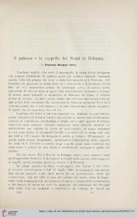 21: Il palazzo e la cappella dei Notai in Bologna