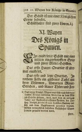 XI. Wapen - XV. Wapen.