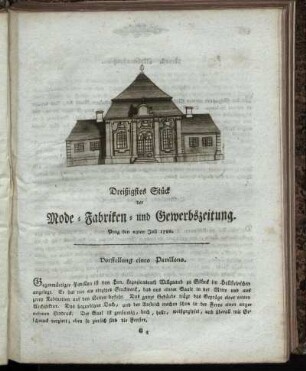 Dreißigstes Stück. Prag den 23ten Juli 1788.
