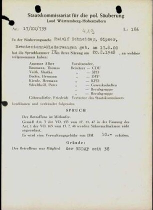 Schneider, Rudolf