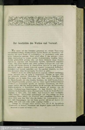 Zur Geschichte des Werkes und Vorwort