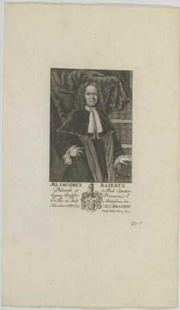 Bildnis des Jo. Jacobus Baierus