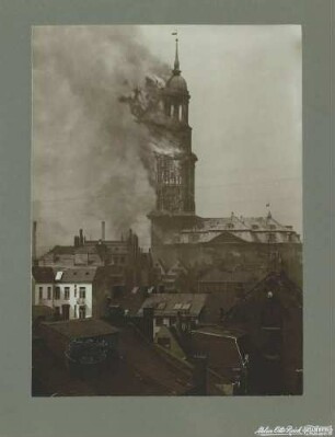 Hamburger Stadtbrand, Mai 1842, Brand der Hamburger Michaeliskirche 1906, Explosion des Gasometers 1911