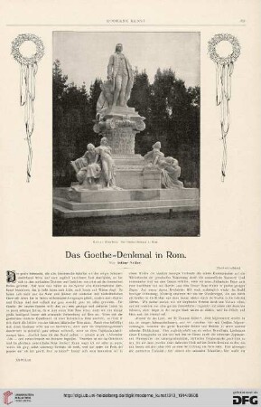 28: Das Goethe-Denkmal in Rom