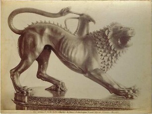 Die etruskische Chimäre von Arezzo, Archäologisches Nationalmuseum, Florenz
