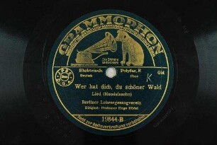 Wer hat dich, du schöner Wald : Lied / (Mendelssohn)