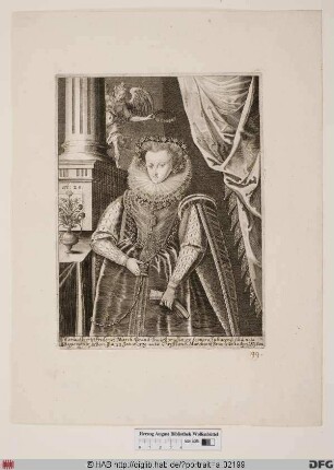 Bildnis Maria, Markgräfin von Brandenburg-Kulmbach, geb. Herzogin von Preußen