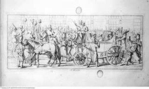 Moerner, Hjalmar: Il Carnevale di Roma, Rom 1820, Bl 15: I Moccoletti