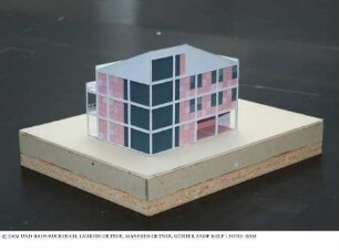 Wohnungsbau Rauchstraße - Modell eines Gebäudeteils