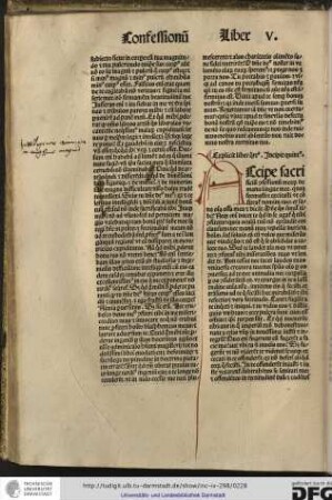 Incipit quintus.