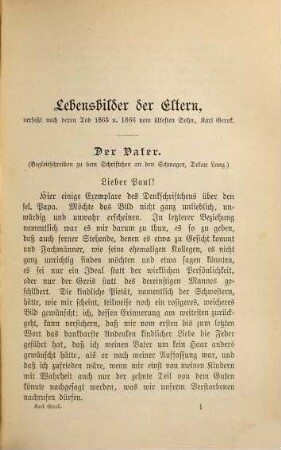 Karl Gerok : e. Lebensbild aus seinen Briefen u. Aufzeichn.