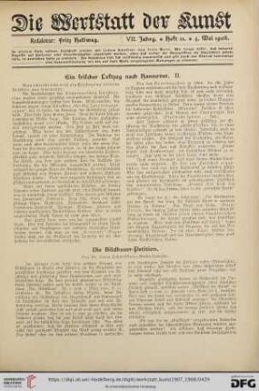 Ein frischer Luftzug nach Hannover, 2