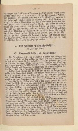V. Die Provinz Schleswig-Holstein