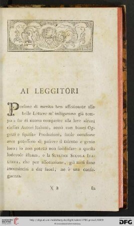 Ai leggitori