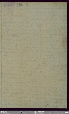 Eigenh. Brief von August Wilhelm von Schlegel an Ludwig Tieck, Bamberg, 14.09.1800