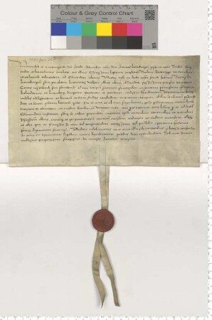 Präsentation an Propst Jacob Schomaker für eine Commende am Mathias Altar zu St. Johannis [lat].