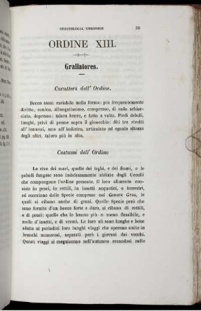 Ordine XIII. Grallatores.