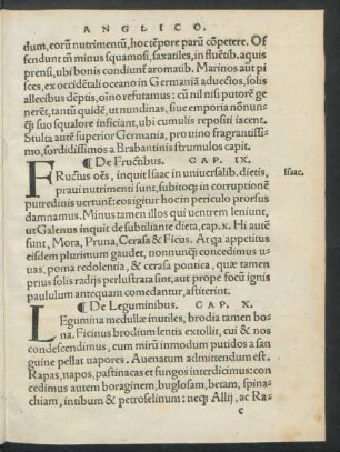 De Fructibus. Cap. IX.