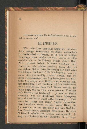 Die Hautpflege