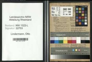 Entnazifizierung Otto Lindermann , geb. 25.04.1905 (Postbeamter)
